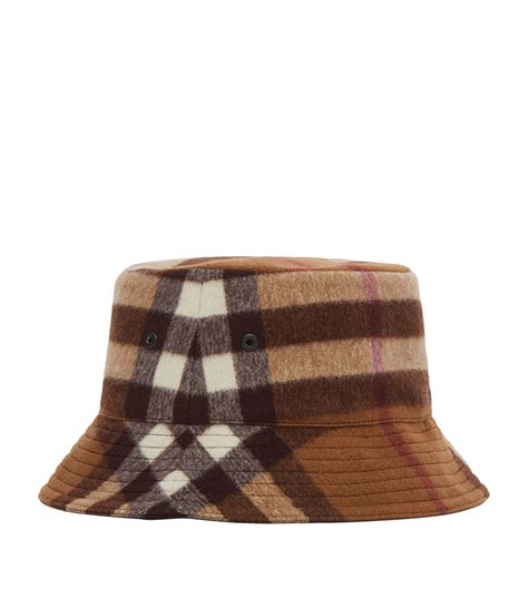 burberry check cotton bucket hat|burberry check wool bucket hat.